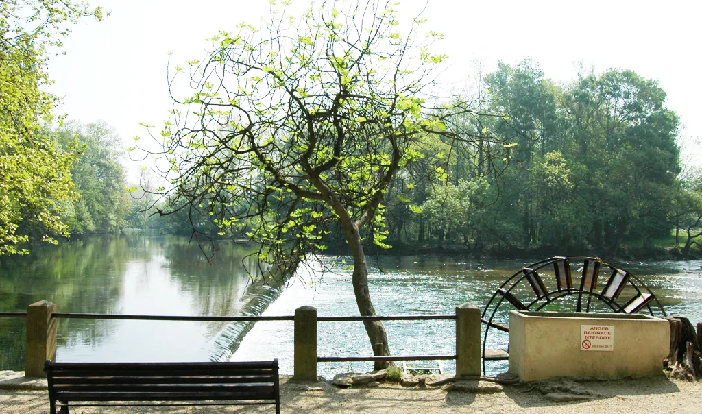 "Partage des deux eaux" à l'Isle-sur-la-Sorgue